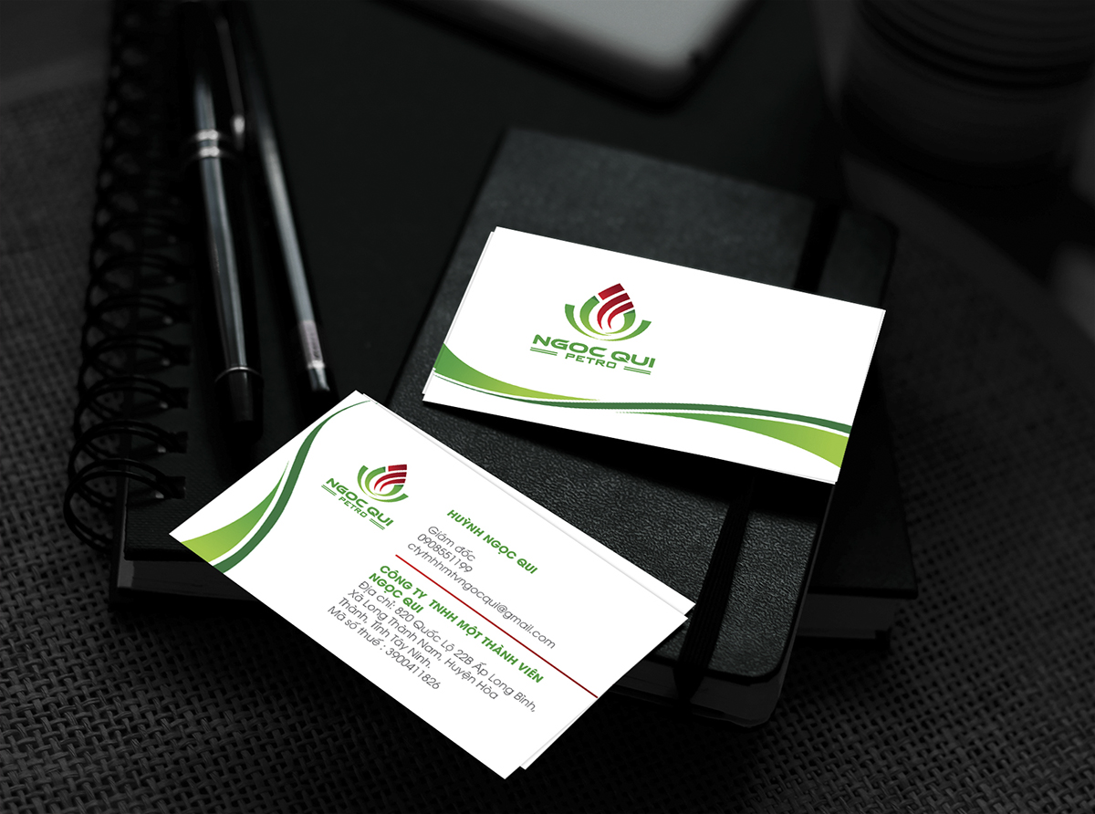 NGỌC QUI - Sáng tạo thương hiệu dầu khí Ngọc Qui với mẫu thiết kế logo ấn tượng